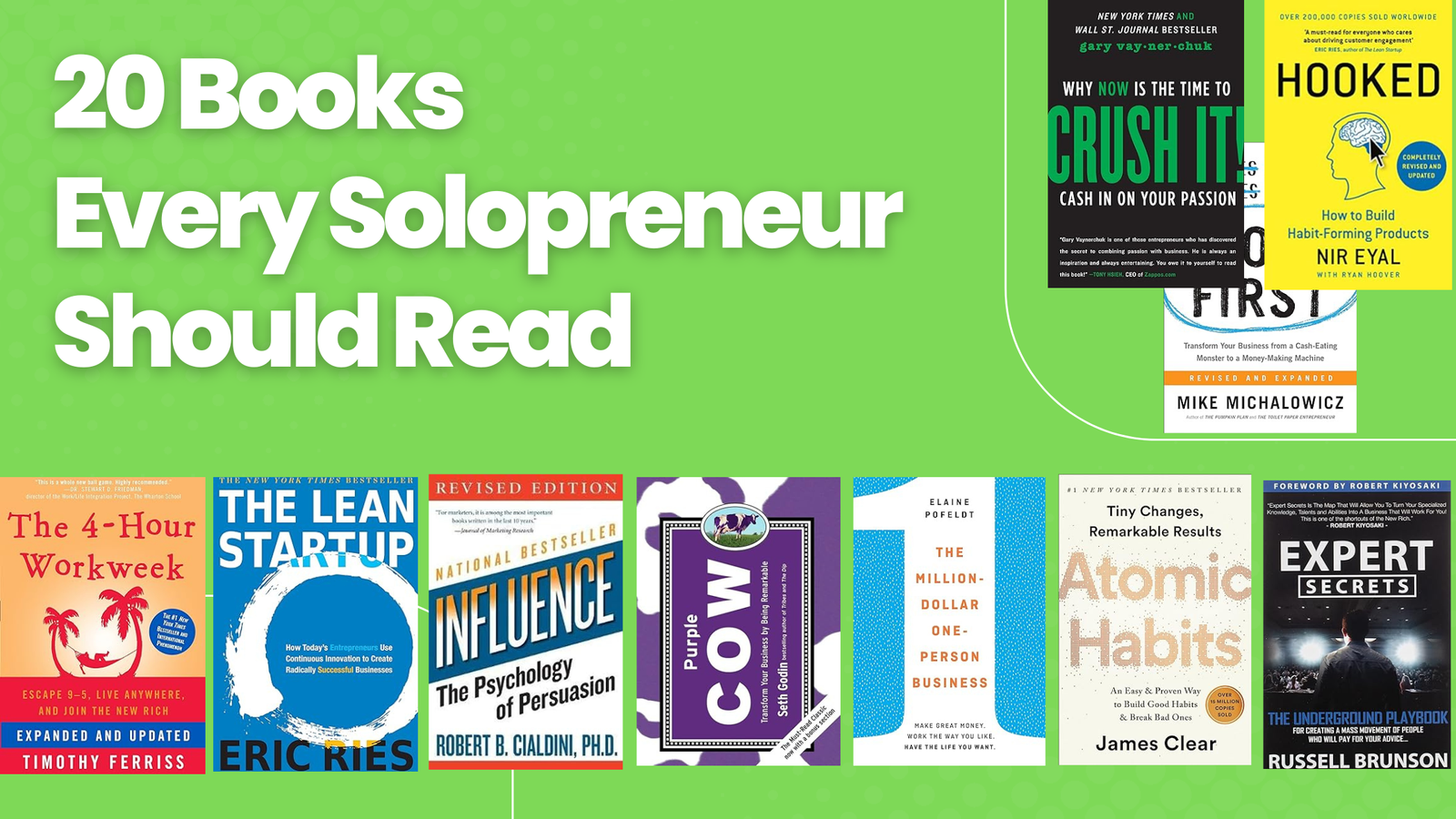 20 Books Every Solopreneur Should Read